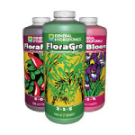 GH フローラ 946ml Gro/Bloom/Micro 3本セット 水耕栽培肥料の世界水準