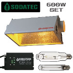 Sodateck 植物育成ライトセットAC100 600W　3段階で調光可能で24時間タイマー内臓