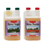 Canna Terra 1L SET 土壌用液体肥料　Vega/Floresセット